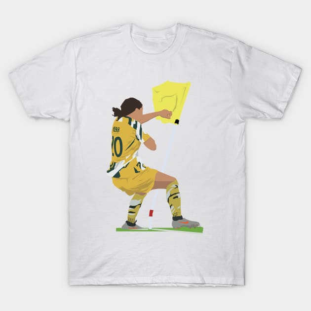 Sam Kerr Corner flag celebration T-Shirt by Hevding